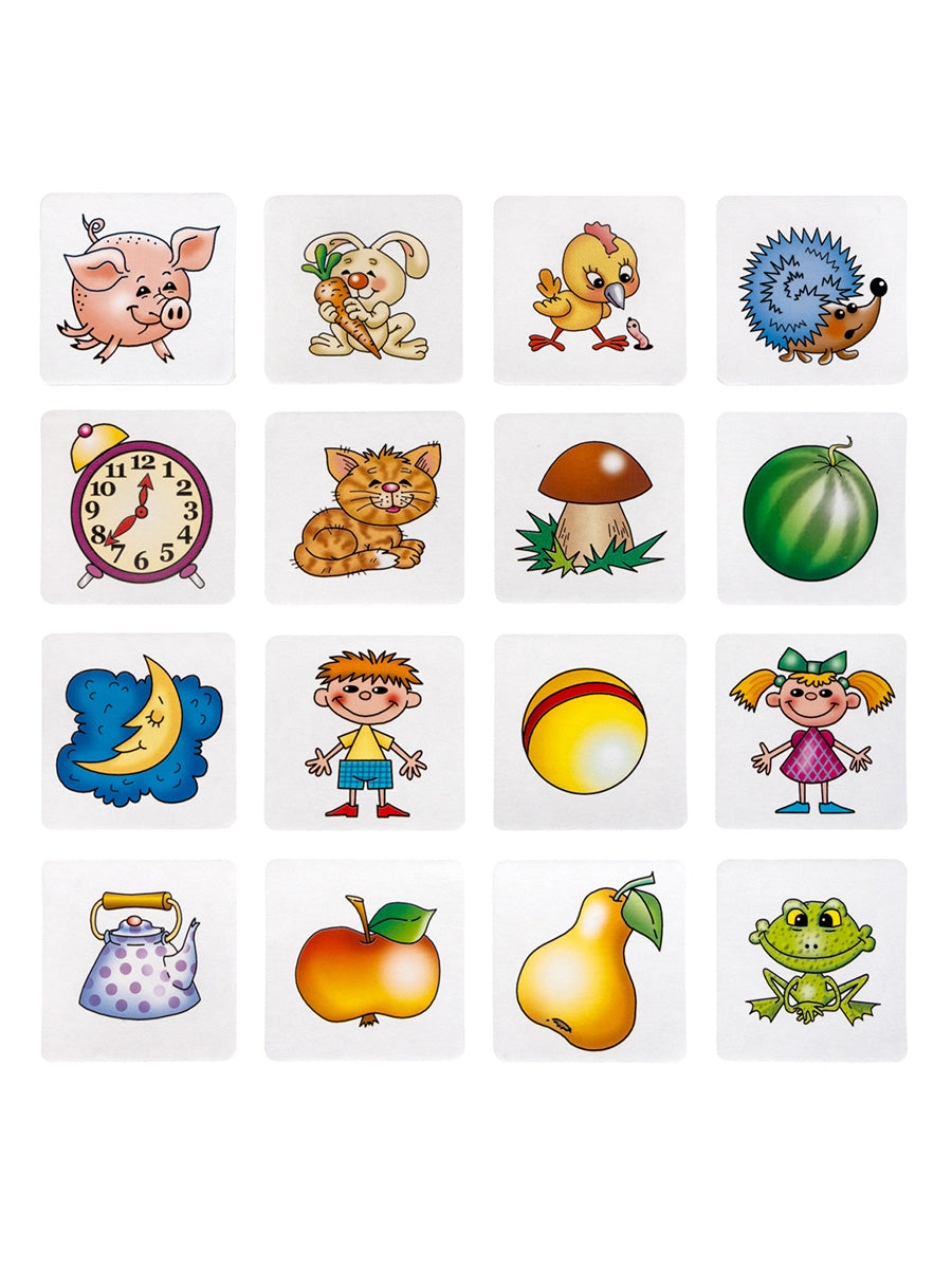 Лото для малышей "Крошки" (4 карточки, 24 фишки) Baby Toys