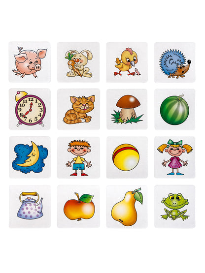 Лото для малышей "Крошки" (4 карточки, 24 фишки) Baby Toys