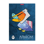 ErichKrause® Альбом для рисования на клею "Birds" А4, 40 листов, арт.54345