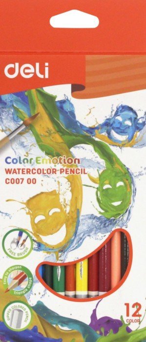Карандаши 12цв аквар. Color Emotion липа (EC00700)