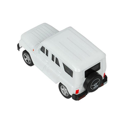 Машина металл UAZ ХАНТЕР длина 10,5 см, инерция, белый, кор. Технопарк в кор.2*36шт