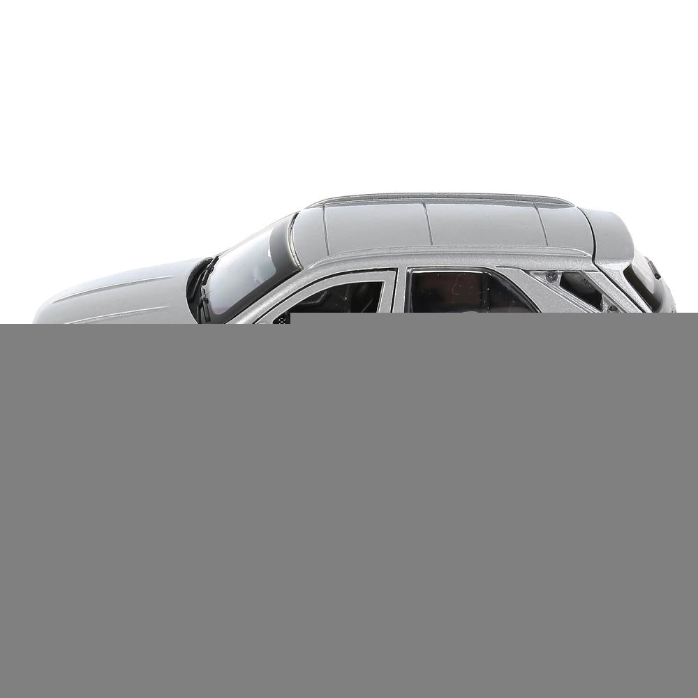 GLE-12-SR Машина металл MERCEDES-BENZ GLE 2018 12 см, двери, багаж, серебристый, кор. Технопарк в ко