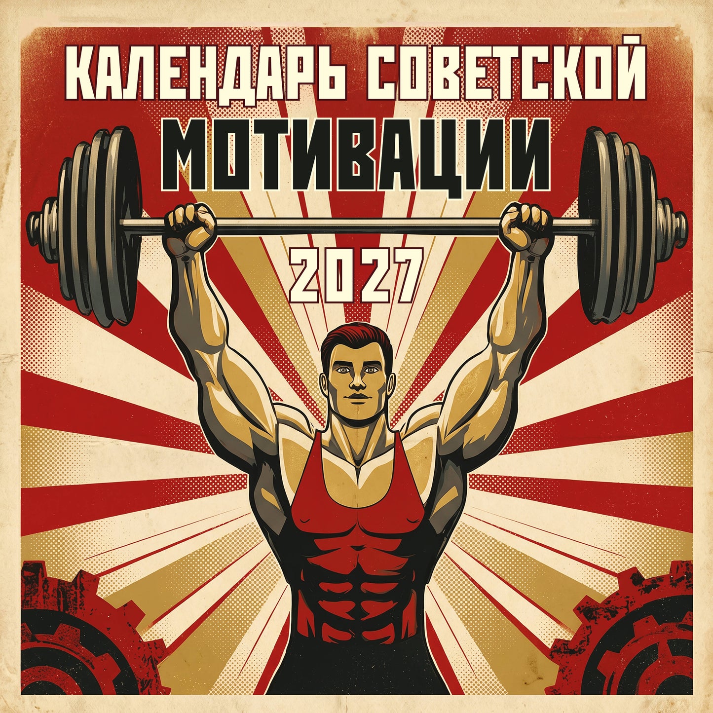 Календарь СОВЕТСКОЙ МОТИВАЦИИ. Календарь настенный на 2027 год (300х300 мм)