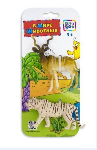 Kribly Boo. Фигурки зверей "В Мире Животных" в асс-те арт.65297/63981/63982
