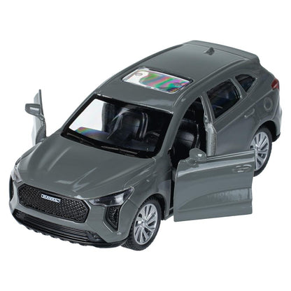 Машина металл haval jolion 10,5 см, двери, инерц. серый, Технопарк
