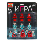 Конструктор фигурки игра в кальмара-6 шт. Город мастеров в кор.2*96шт