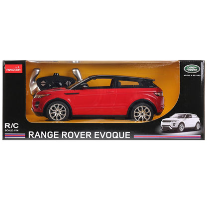 МАШИНА Р/У RASTAR RANGE ROVER EVOQUE 1:14 СО СВЕТОМ, ЦВЕТ В АССОРТ. В КОР. в кор.6шт