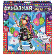 Алмазная мозаика 20х20 см милые девочки МУЛЬТИ АРТ в кор.48шт