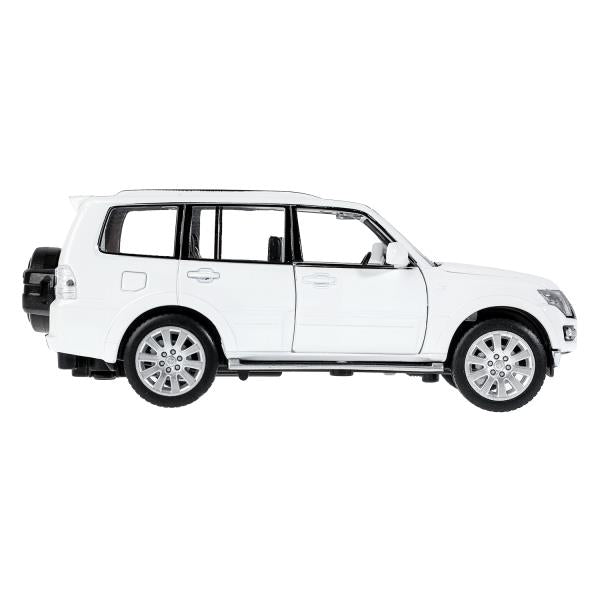 Машина металл свет-звук MITSUBISHI pajero 4wd turbo,14,5 см, двери, инерция Технопарк в кор.2*24шт