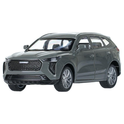 Машина металл haval jolion 10,5 см, двери, инерц. серый, Технопарк