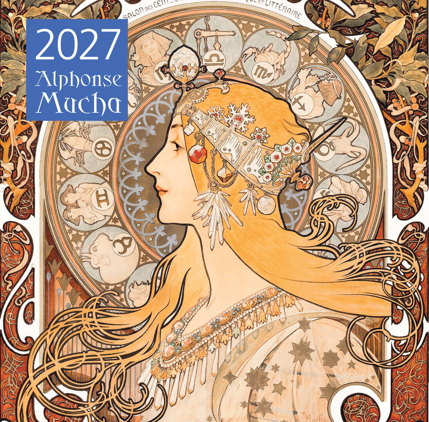 Альфонс Муха. Календарь настенный на 2027 год (300х300 мм)
