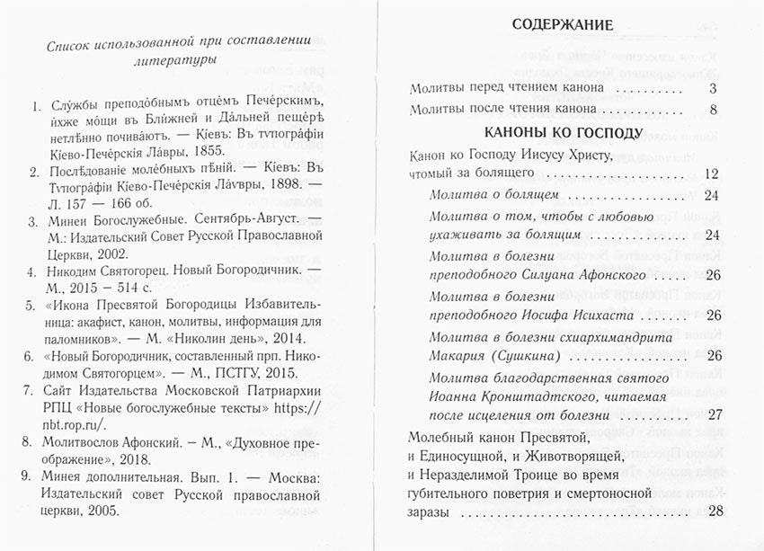 Каноны о болящих "Исцели нас, Боже" (Синопсисъ)