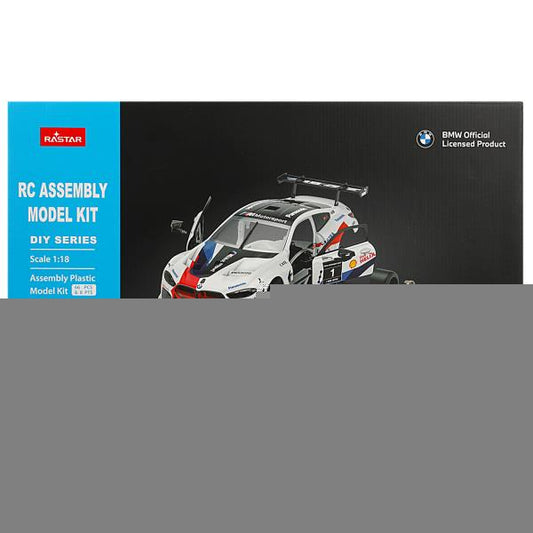 Машина р/у 1:18 BMW m8 gte конструктор 74 дет. Rastar в кор.6шт