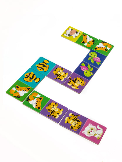 ДОМИНО "ЖИВОТНЫЕ " ВABY TOYS в кор.10шт