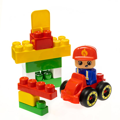 Конструктор пластиковый "Пожарная часть" 35 дет (Baby Blocks)