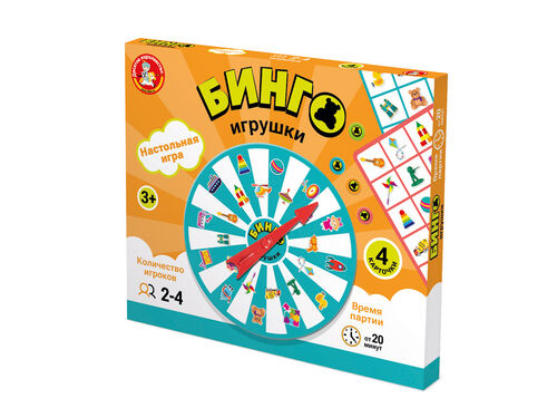 Игра настольная Викторина "Бинго. Игрушки"