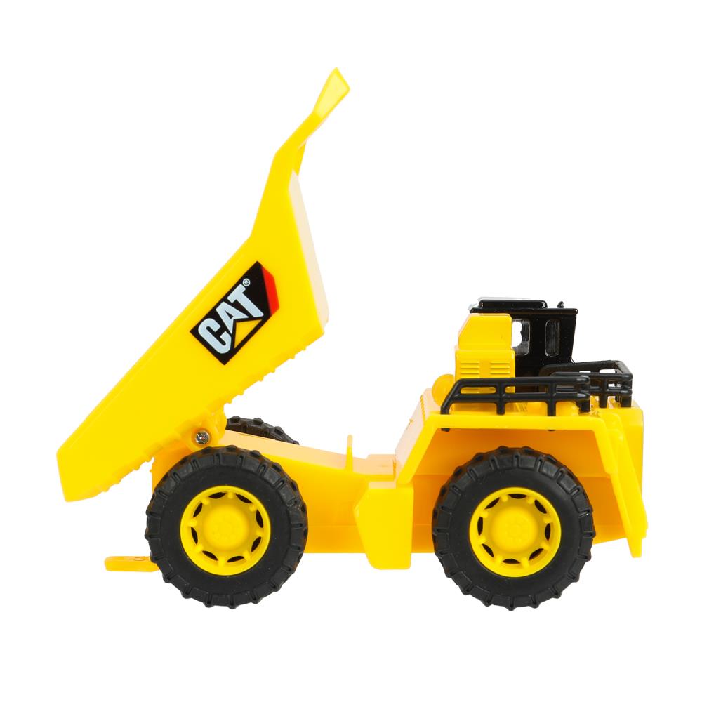 Машина металл caterpillar КАРЬЕРНЫЙ САМОСВАЛ, 12 см, двери, инерция Технопарк в кор.2*24шт