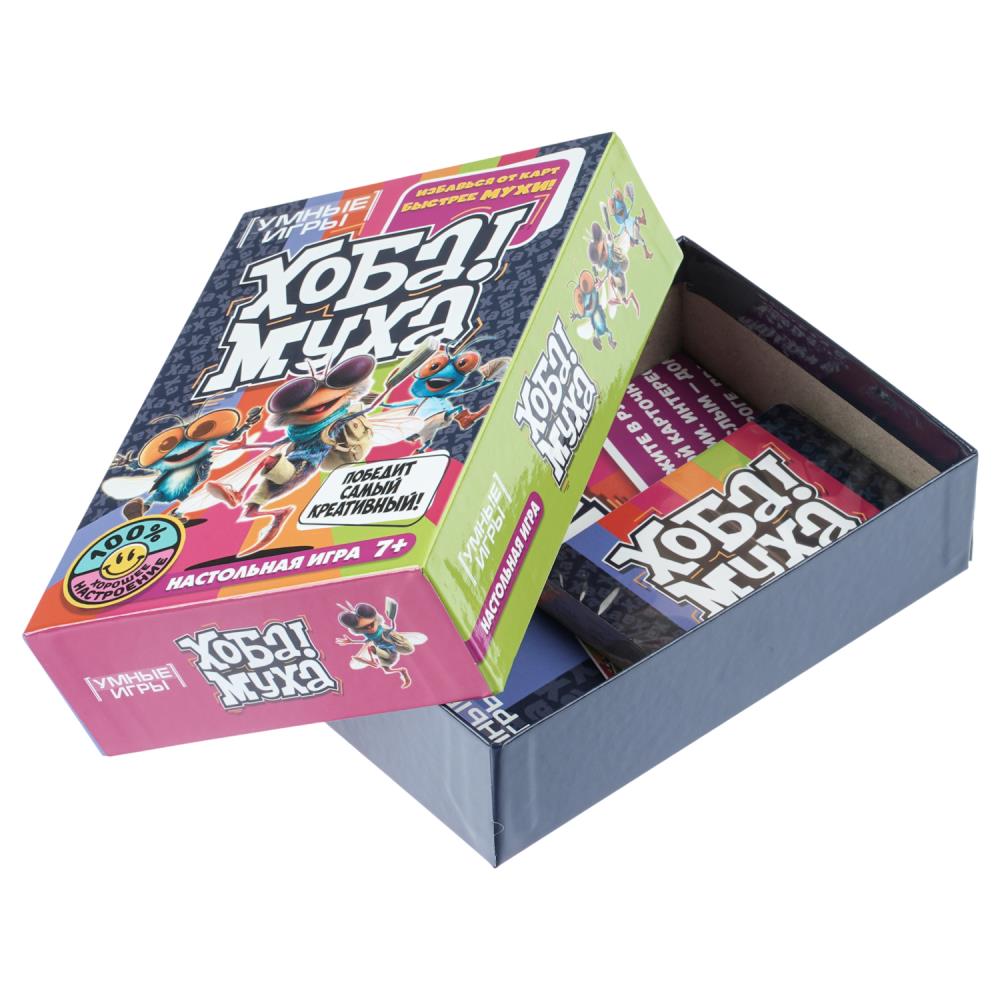 Хоба! Муха. Карточная игра в плотной коробке . Умные игры