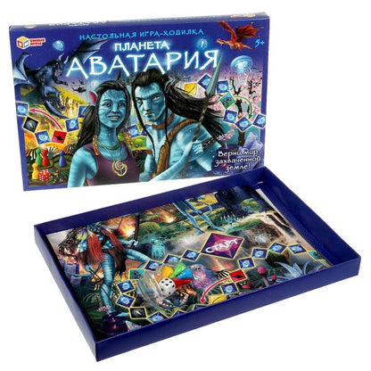 Планета Аватария. Настольная игра-ходилка. 217х330х27мм. Умные игры в кор.20шт