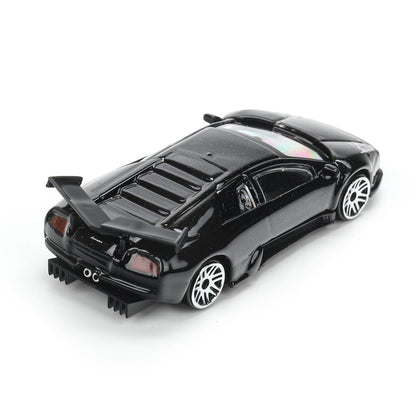 Машина металл lamborghini murcielago r-gt, длина 7 см, черный Технопарк в кор.144шт