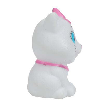 Игрушка пластизоль для ванны кошечка, в сетке КАПИТОШКА в кор.2*144шт