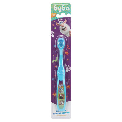 Зубная щетка фигурная для детей БУБА синяя MASTER DENT в кор.24*12шт