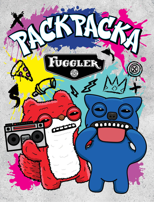 Fugglers. Раскраска (серая)