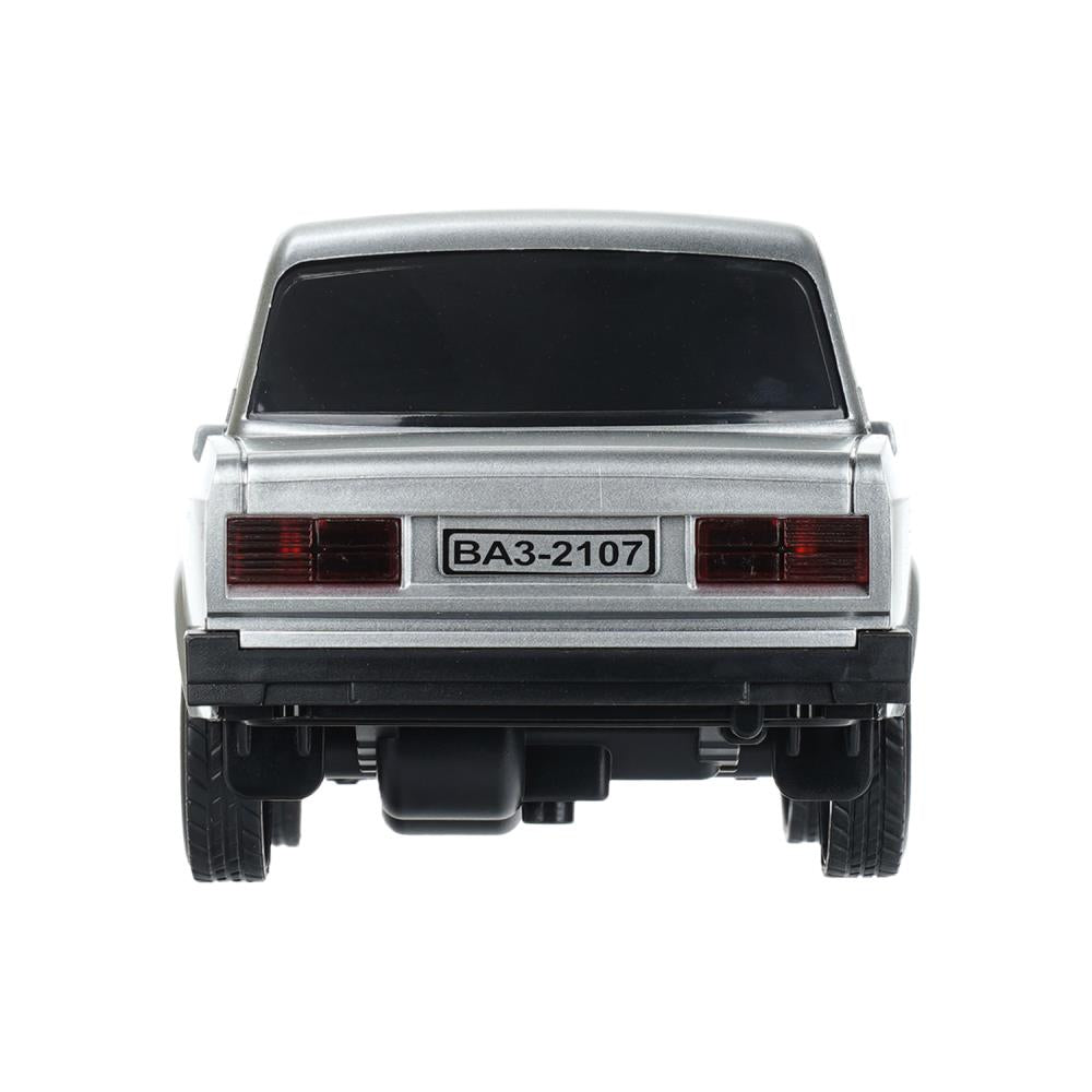 Машина р/у LADA ваз-2107 26 см, свет, серебристый, кор. Технопарк в кор.24шт