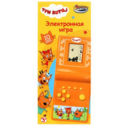 Электронная логическая игра Три Кота кор.7*14,5*2см ИГРАЕМ ВМЕСТЕ в кор.2*144шт