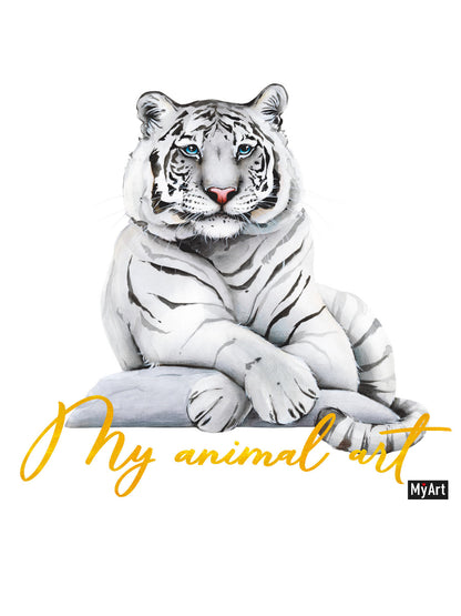 MyArt. My animal Art. СКЕТЧБУК 7БЦ. ТИГР