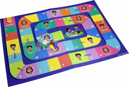 Игра-ходилка с фишками для малышей 2в1. Эмоции+Уроки вежливости. 42х29,7 см. (ГеоДом)