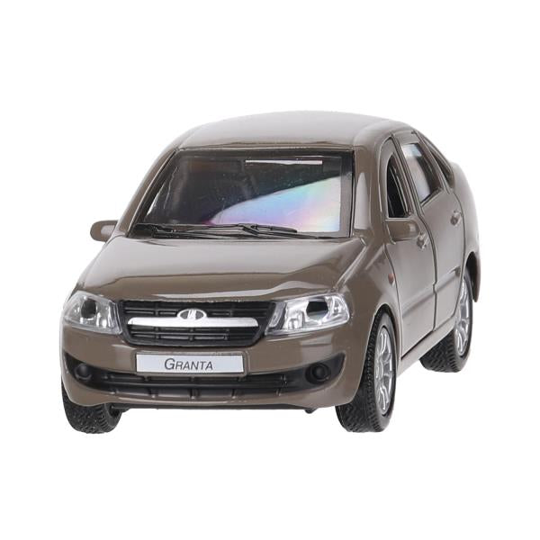 Машина металл LADA granta 11,5 см, двери, инерц, коричневый, кор. Технопарк в кор.2*36шт