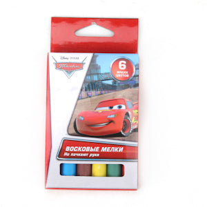 НАБОР ВОСКОВЫХ МЕЛКОВ "MULTI ART" ДИЗАЙН "DISNEY CARS" 6 ЦВЕТОВ, ДИАМ. 11ММ В КОР. в кор.12*12шт