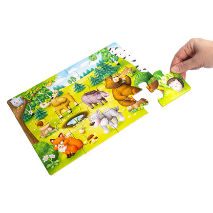 Пазл First Puzzle 4 в 1 "Кто где живет" Baby Toys