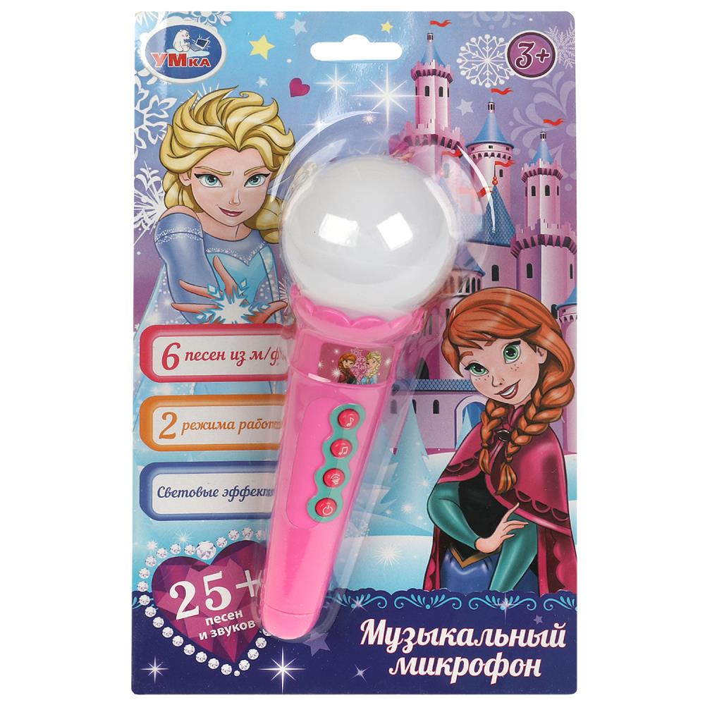 Музыкальный микрофон 25+ песен,звуков.блист.бат. Умка в кор.120шт