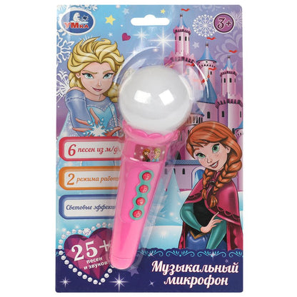 Музыкальный микрофон 25+ песен,звуков.блист.бат. Умка в кор.120шт