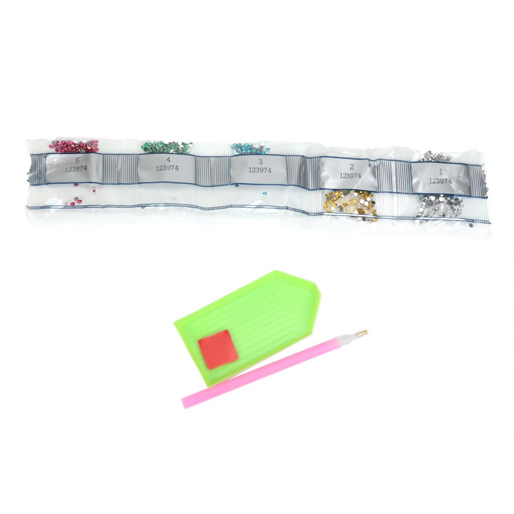 Алмазная мозаика 15*15, в коробке, кошечка МУЛЬТИ АРТ в кор.48шт
