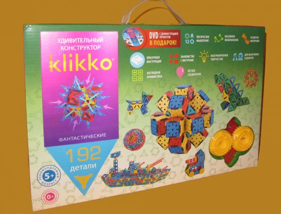 Удивительный конструктор ЗНАТОК-Klikko 192детали