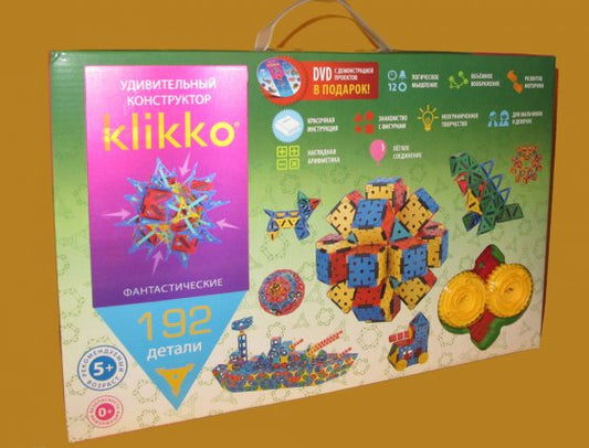 Удивительный конструктор ЗНАТОК-Klikko 192детали