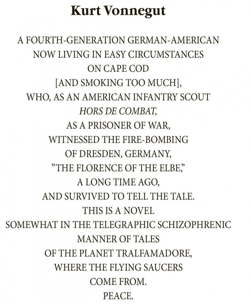 Slaughterhouse-Five or the Children's Crusade = Бойня номер пять