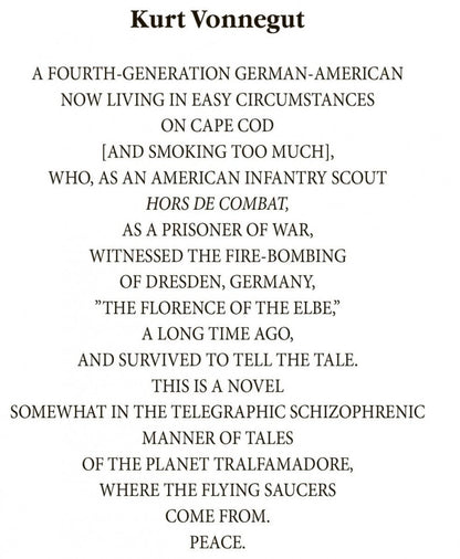 Slaughterhouse-Five or the Children's Crusade = Бойня номер пять