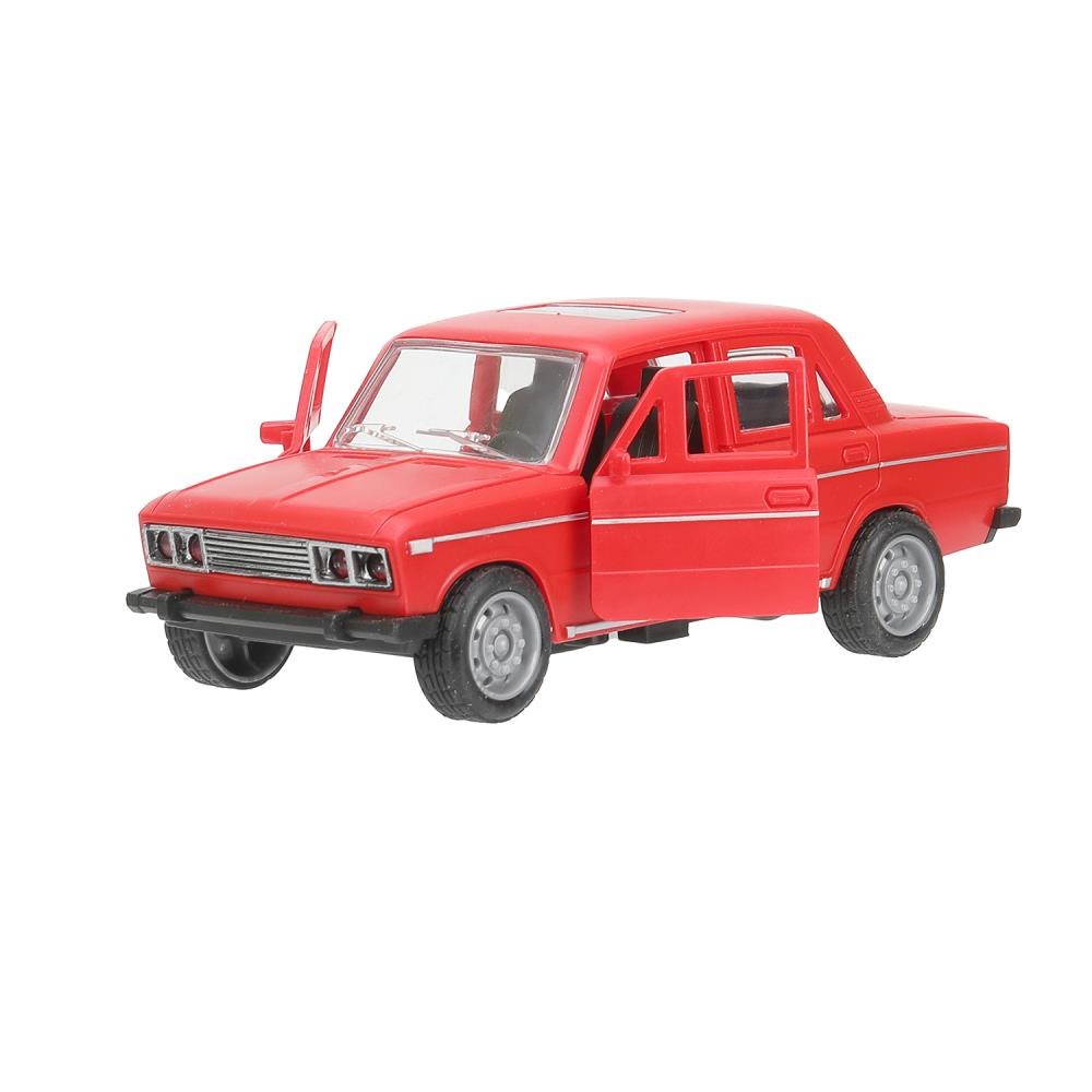Машина пластик АВТОМОБИЛЬ 14 см, инерц, красный,кор. Технопарк в кор.2*120шт