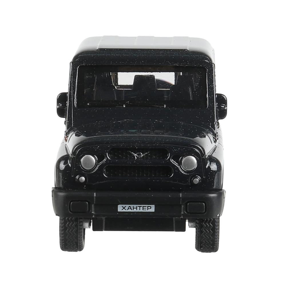 Машина металл UAZ ХАНТЕР длина 10,5 см, инерция, темно-серый, кор. Технопарк в кор.2*36шт