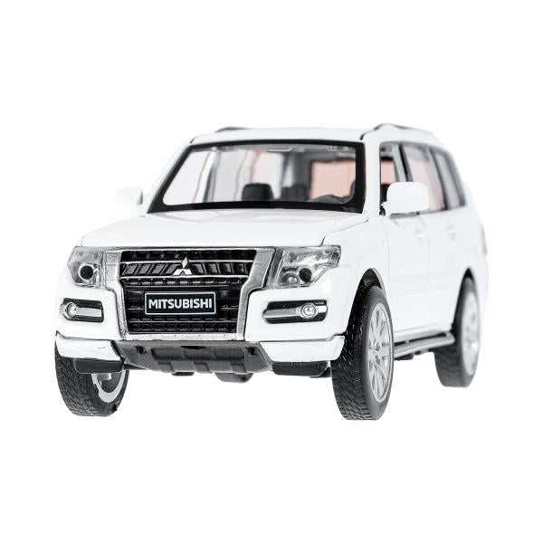 Машина металл свет-звук MITSUBISHI pajero 4wd turbo,14,5 см, двери, инерция Технопарк в кор.2*24шт