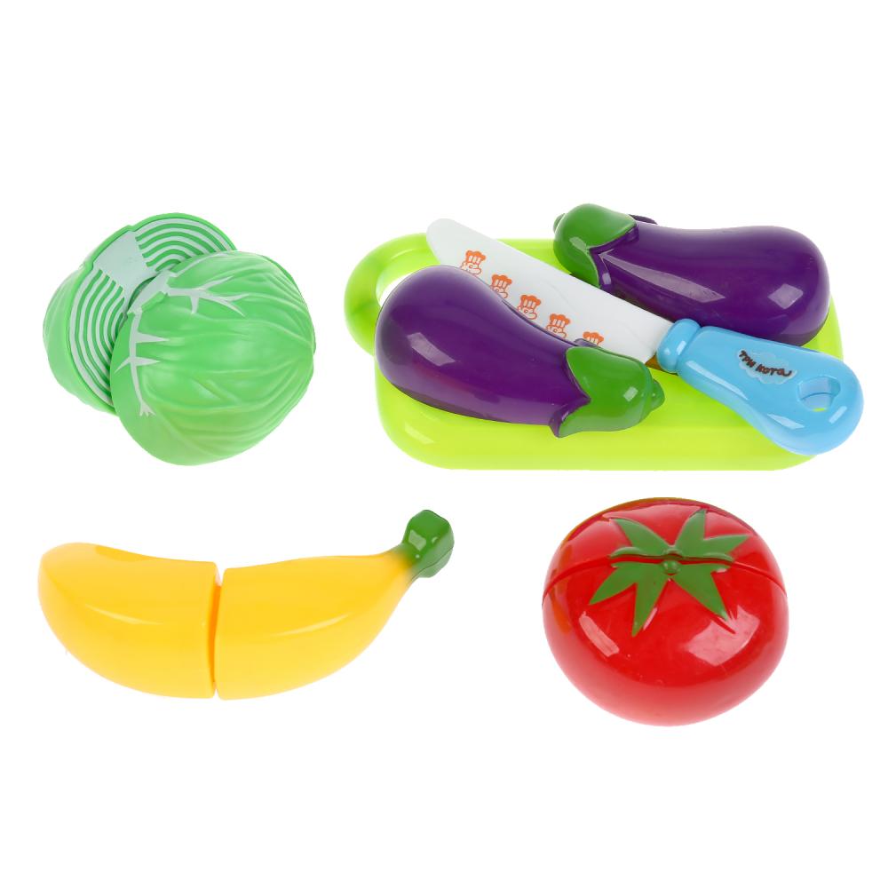 Набор овощей и фруктов, "ТРИ КОТА" в кор. 25*6*18,5 см ТМ "ИГРАЕМ ВМЕСТЕ" в кор.2*24шт