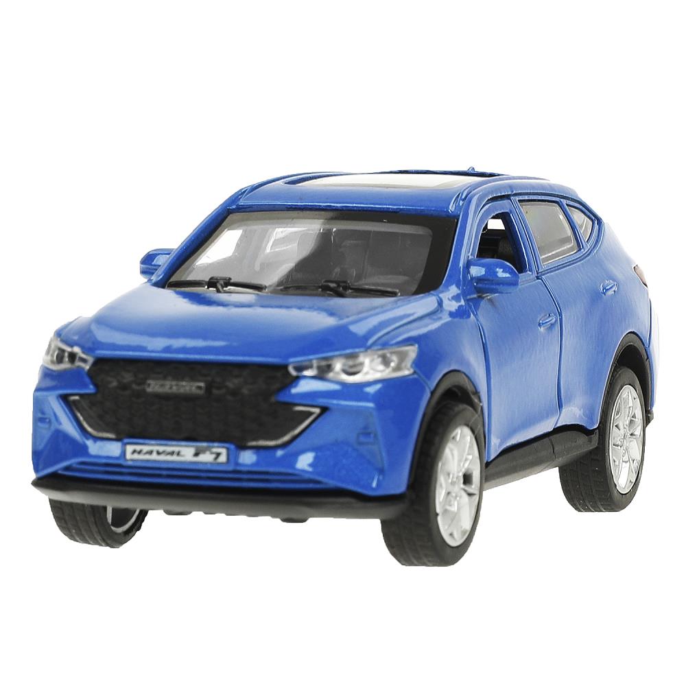 Машина металл HAVAL "haval f7", длина 12 см, дв, багаж, инер, синий, в кор. Технопарк в кор.2*36шт
