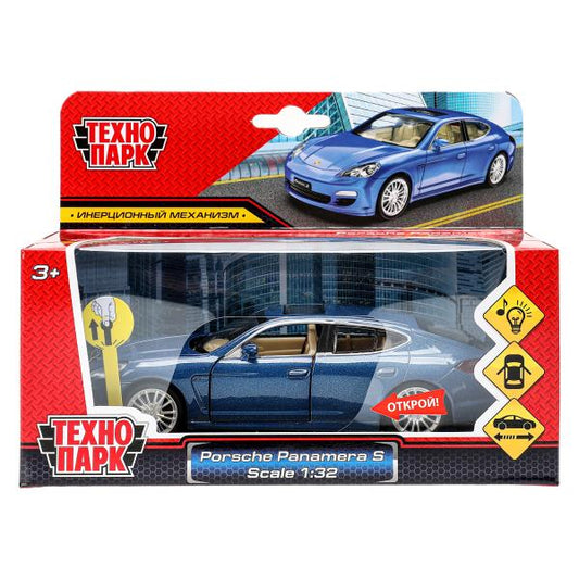 Машина металл свет-звук PORSCHE panamera, 15,5 см, двери, инерция Технопарк в кор.2*24шт