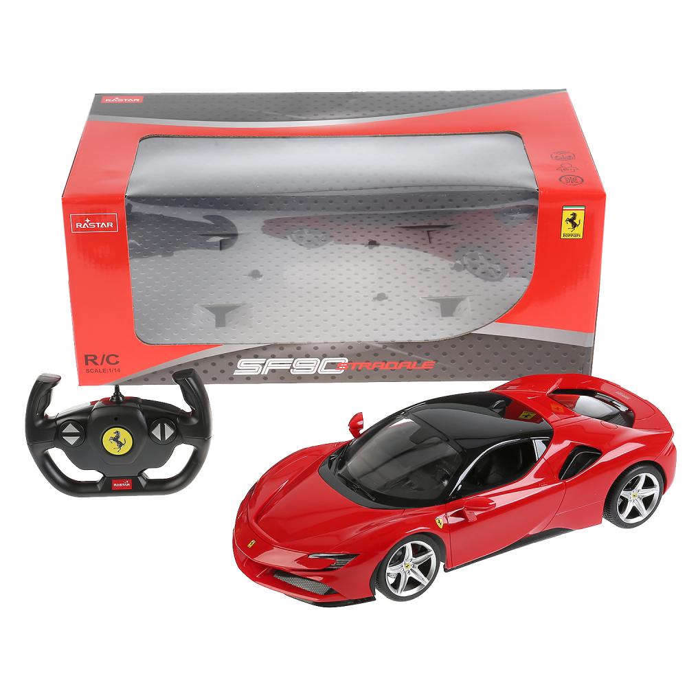 Машина р/у ferrari sf90 stradale 1:14, со светом в кор. Rastar в кор.6шт