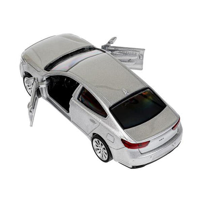 Машина металл KIA k7, 11,5 см, двери, инерция, кор. Технопарк в кор.2*48шт