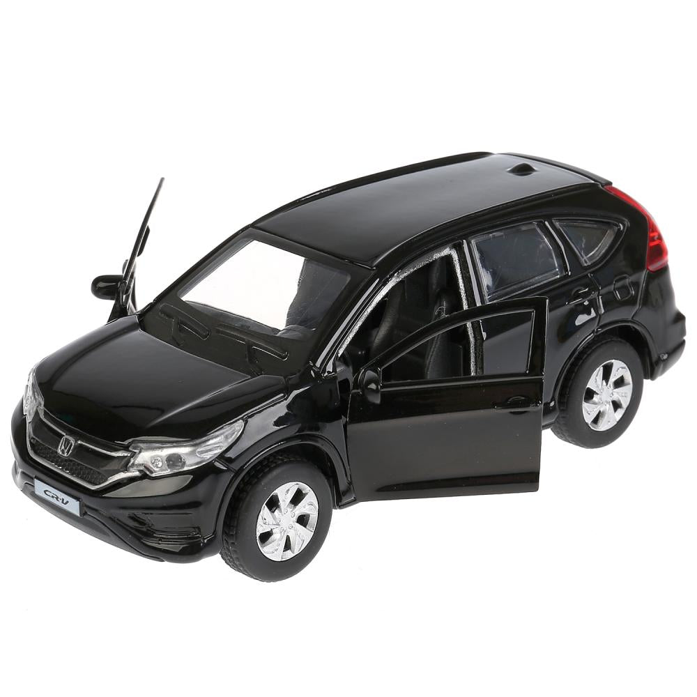 CR-V-BK 272458 Машина металл HONDA CR-V длина 12 см, двери, багаж, инерц, черный, кор. Технопарк в к